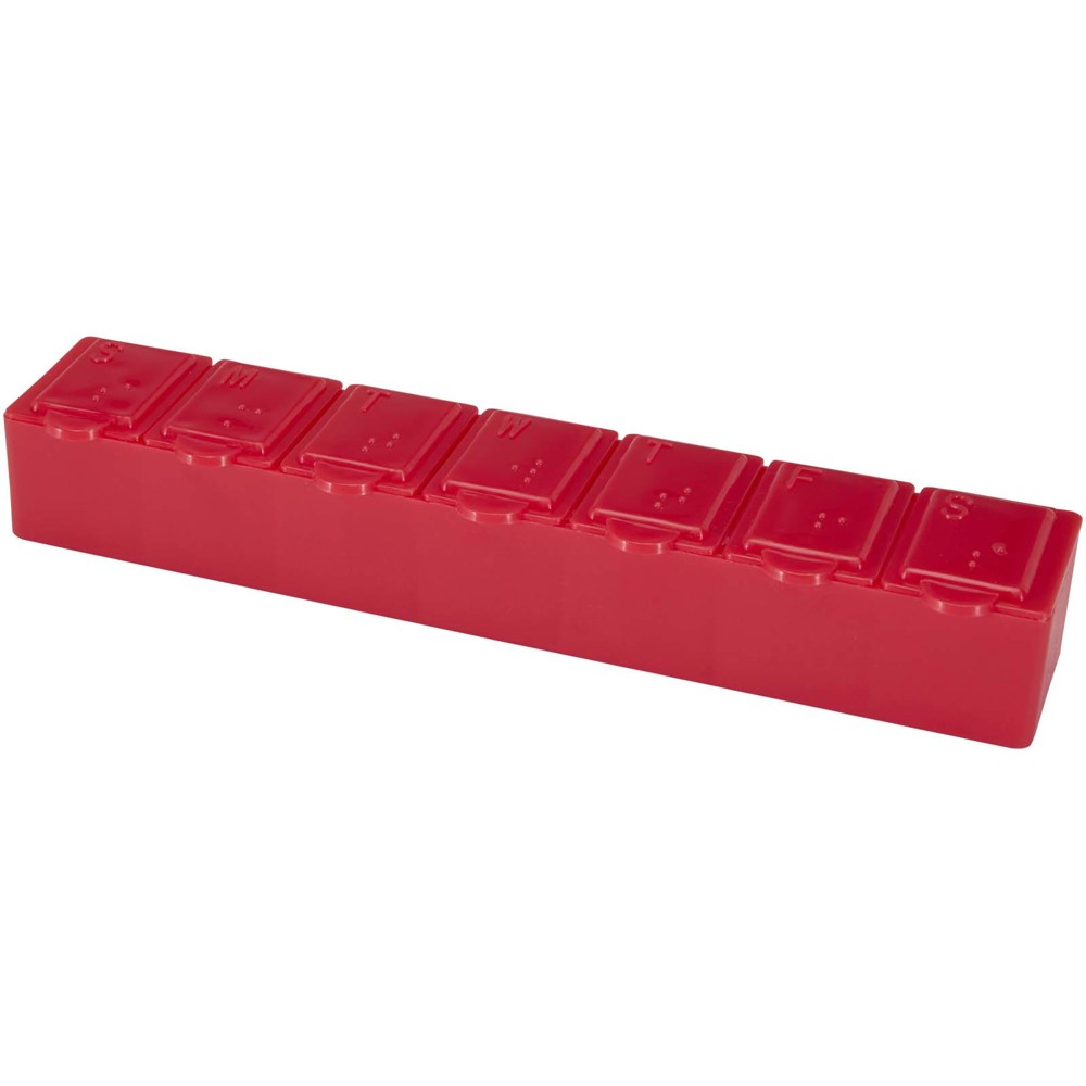 Dose 7-day multi-vitamin organiser - Red