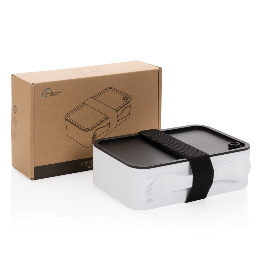 PP lunch box with spork