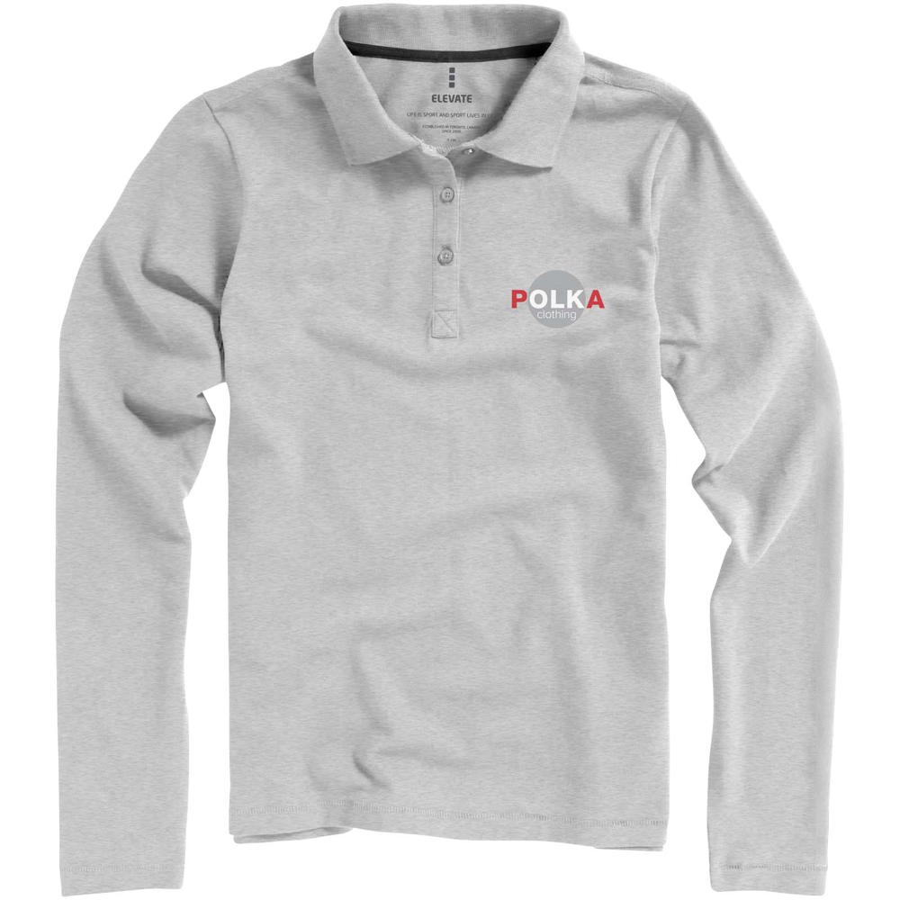 Calgary 180 g/m2 long sleeve women's polo