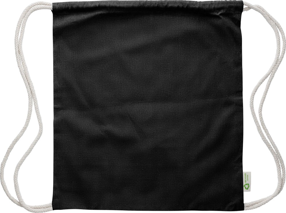 Drawstring bag Joy | Cotton | 120 g/mÂ² - Black