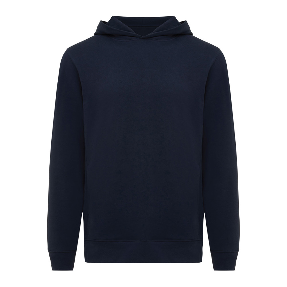 IQONIQ Yengo recycled cotton hoodie with sidepockets - navy (± PMS 19-3923TCX)