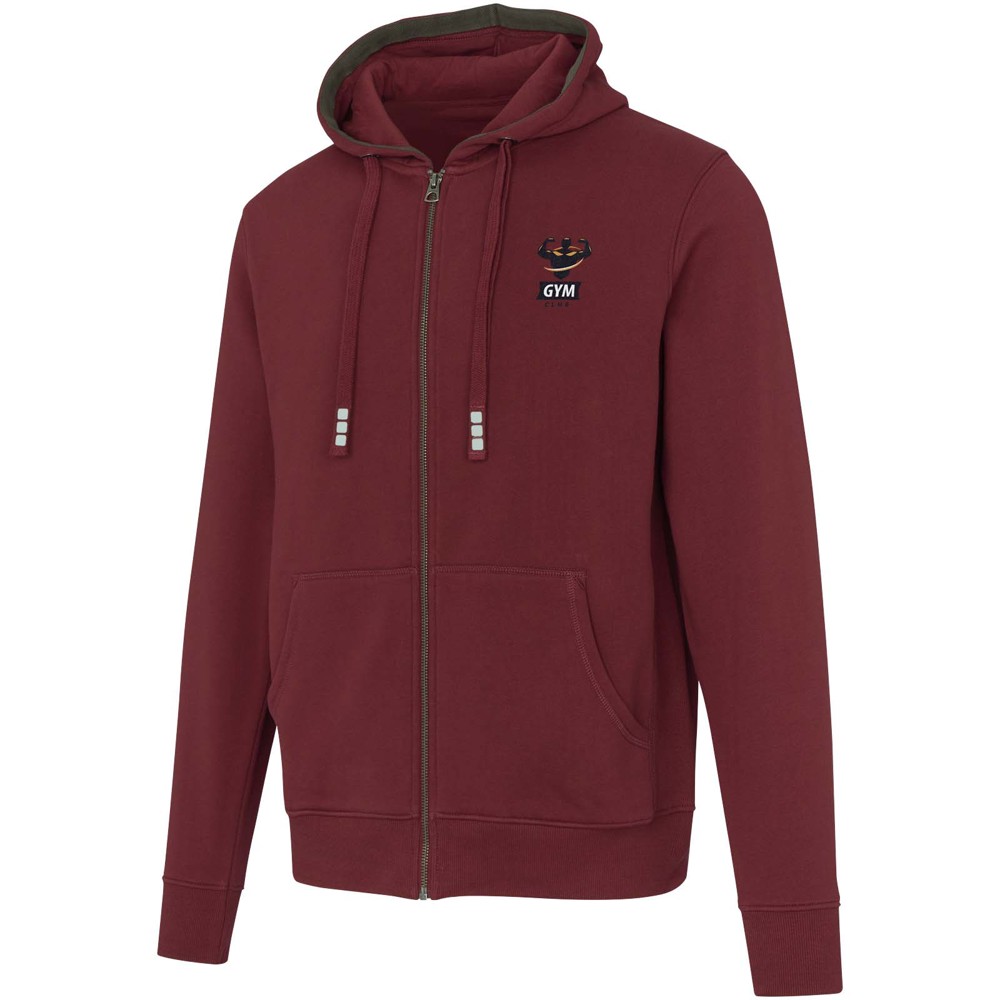 Arora 300 g/m2 unisex full zip hoodie