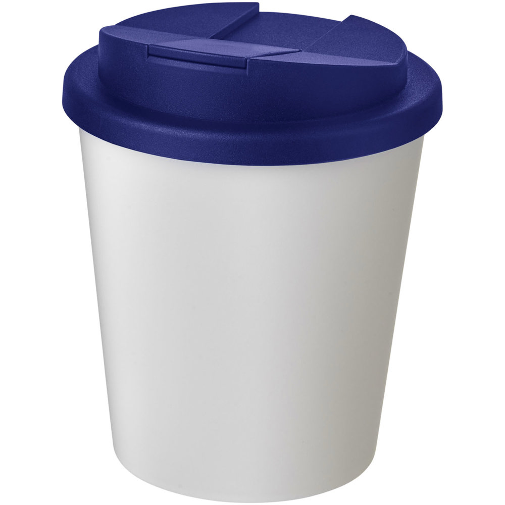 Americano® Espresso 250 ml tumbler with spill-proof lid - White, Blue