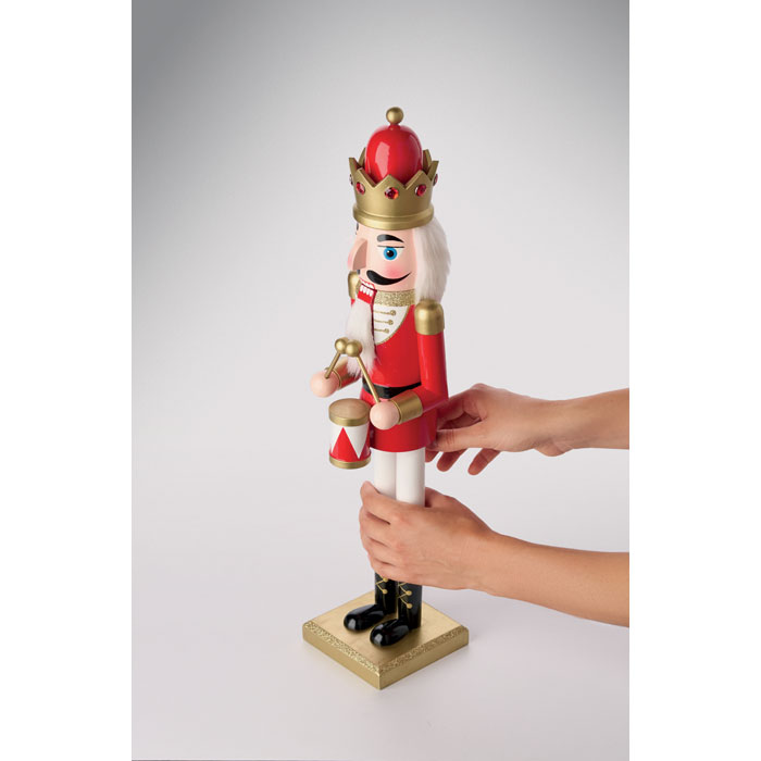 SUPER JOLY - Large wooden nutcracker