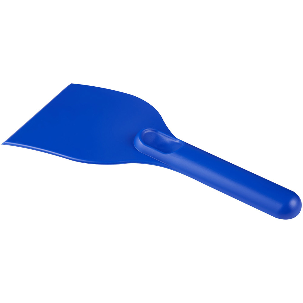Chilly large recycled plastic ice scraper - Royal blue