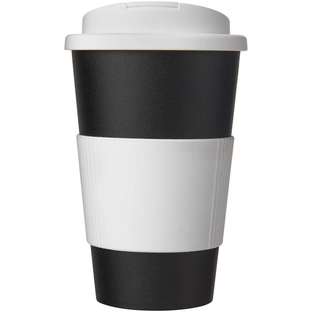 Americano® 350 ml tumbler with grip & spill-proof lid