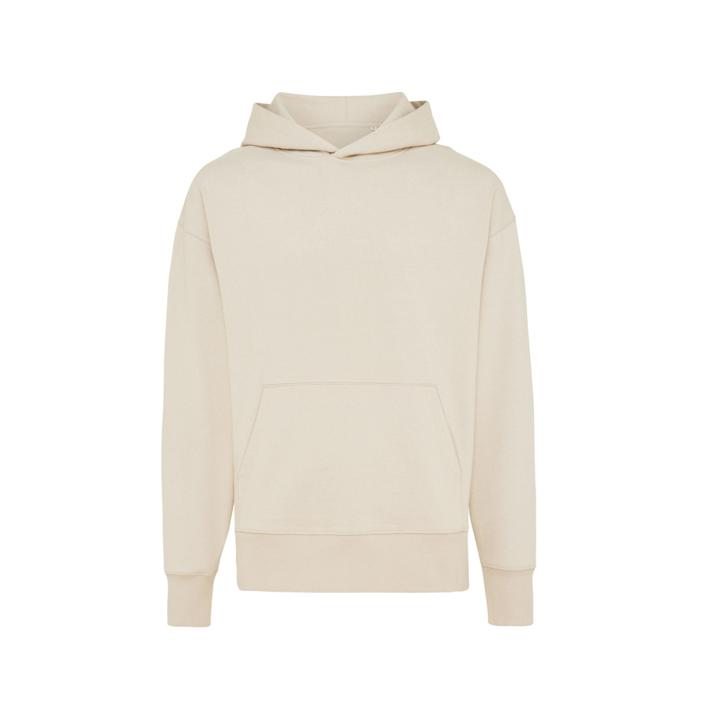 IQONIQ Yoho recycled cotton relaxed hoodie - natural raw (± PMS natural raw undyed)