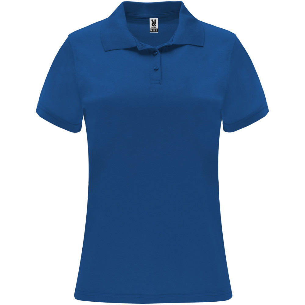 Monzha 150 g/m² short sleeve women's sports polo - Royal blue