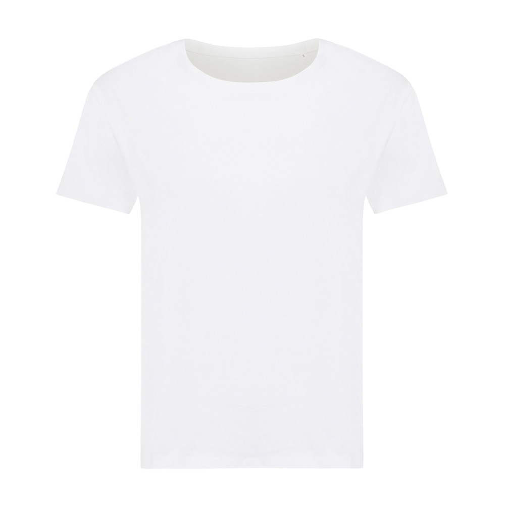 IQONIQ Yala women lightweight recycled cotton t-shirt - recycled white (± PMS 11-0601 TCX)