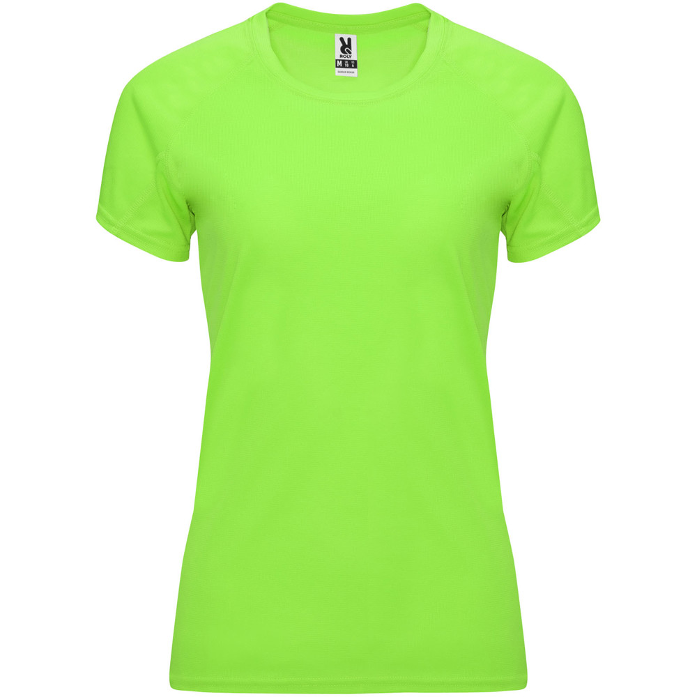 Bahrain 135 g/m2 short sleeve women's sports t-shirt - Fluor Green
