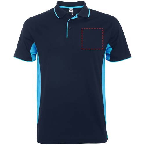Montmelo 150 g/m² short sleeve unisex sports polo