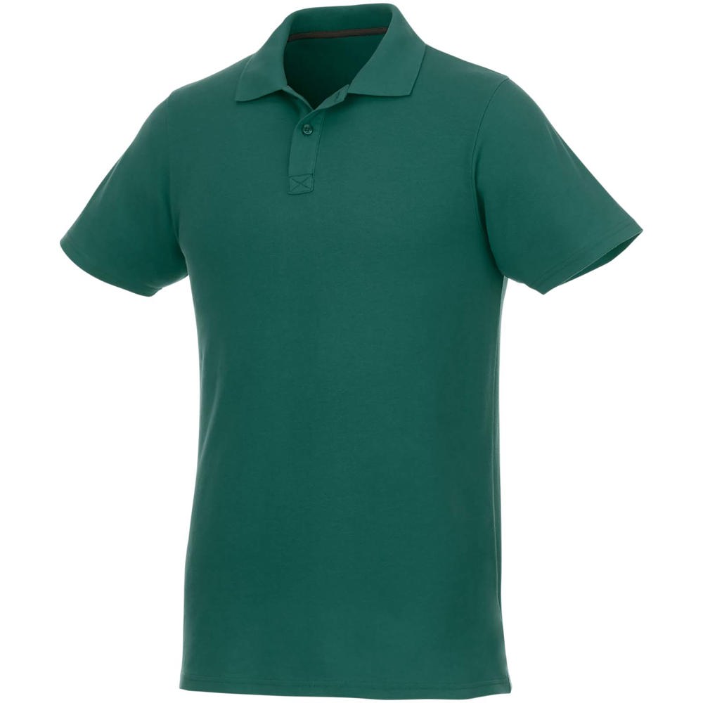 Helios 180 g/m2 short sleeve men's polo - Forest green