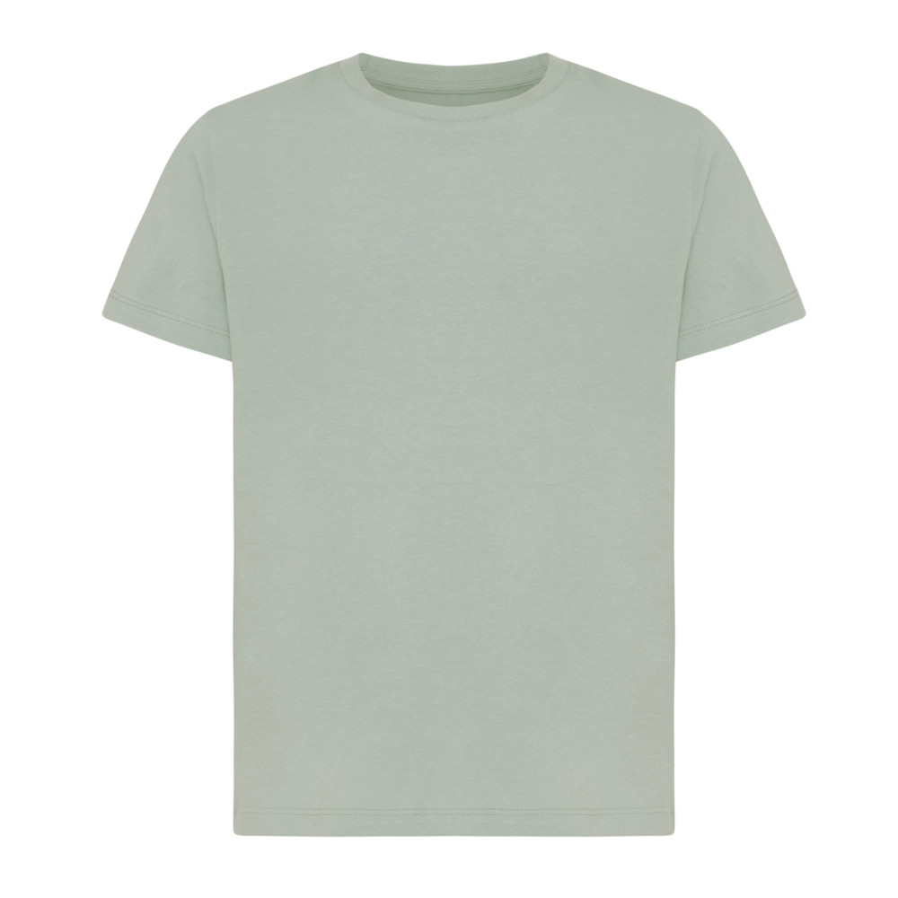 IQONIQ Koli kids lightweight recycled cotton t-shirt - iceberg green (± PMS 15-5205 TCX)