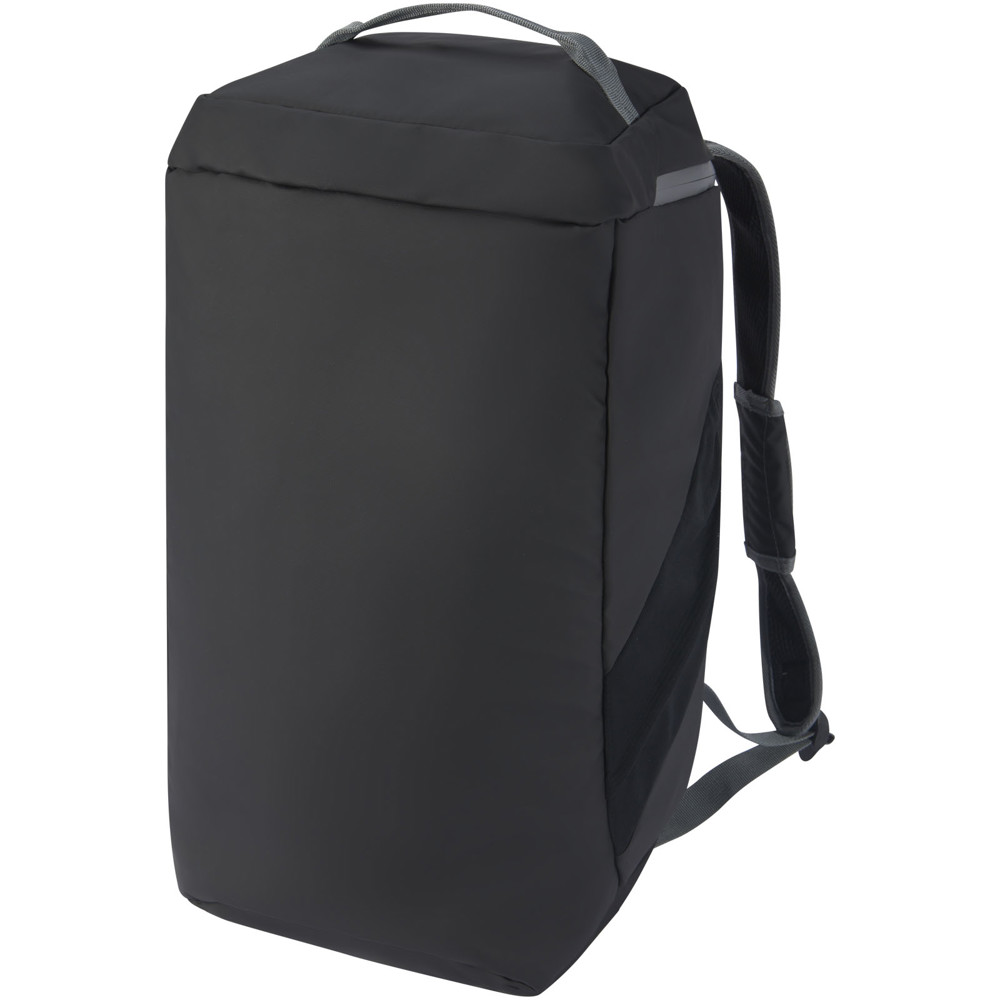 Aqua GRS recycled water resistant duffel backpack 35L