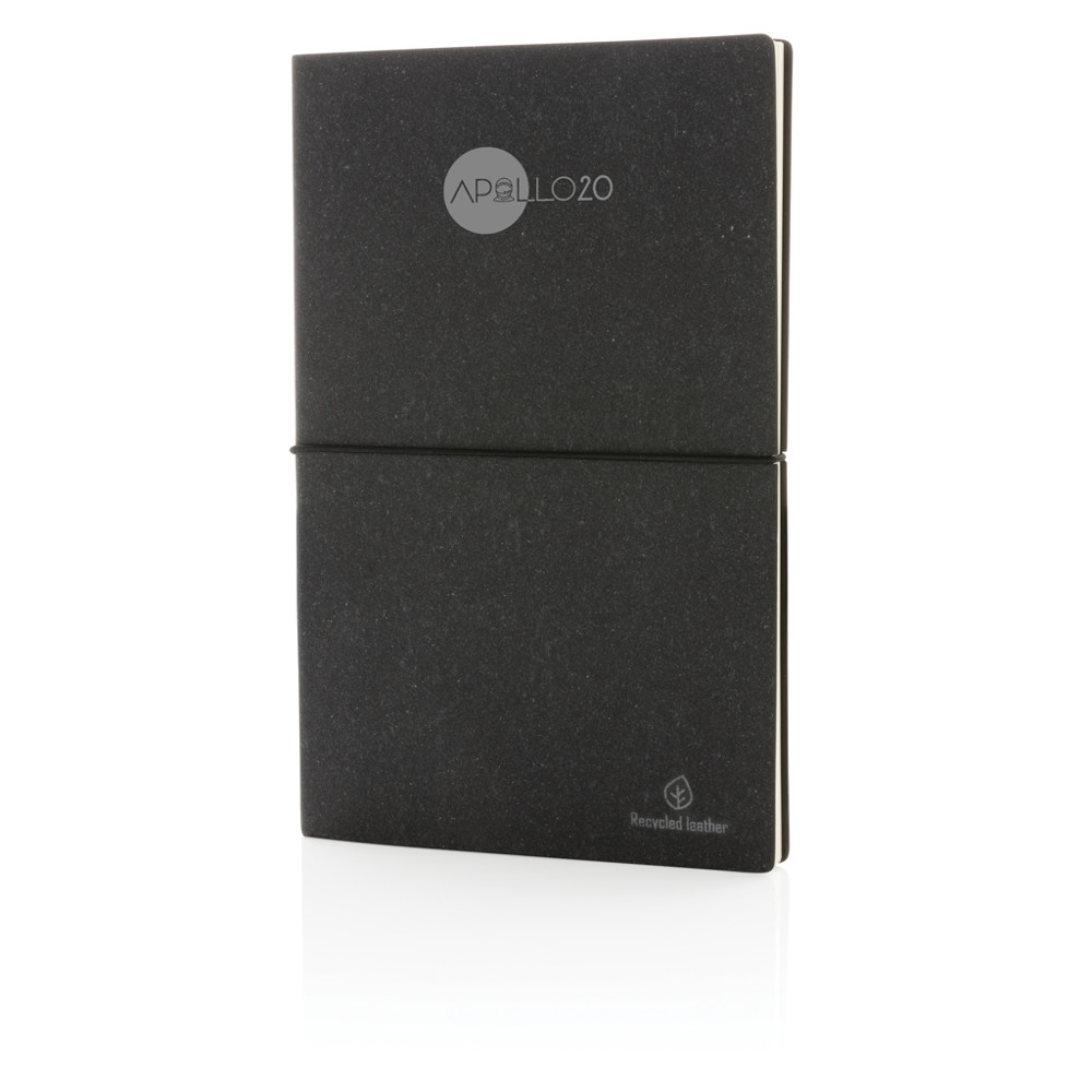 A5 GRS recycled leather notebook